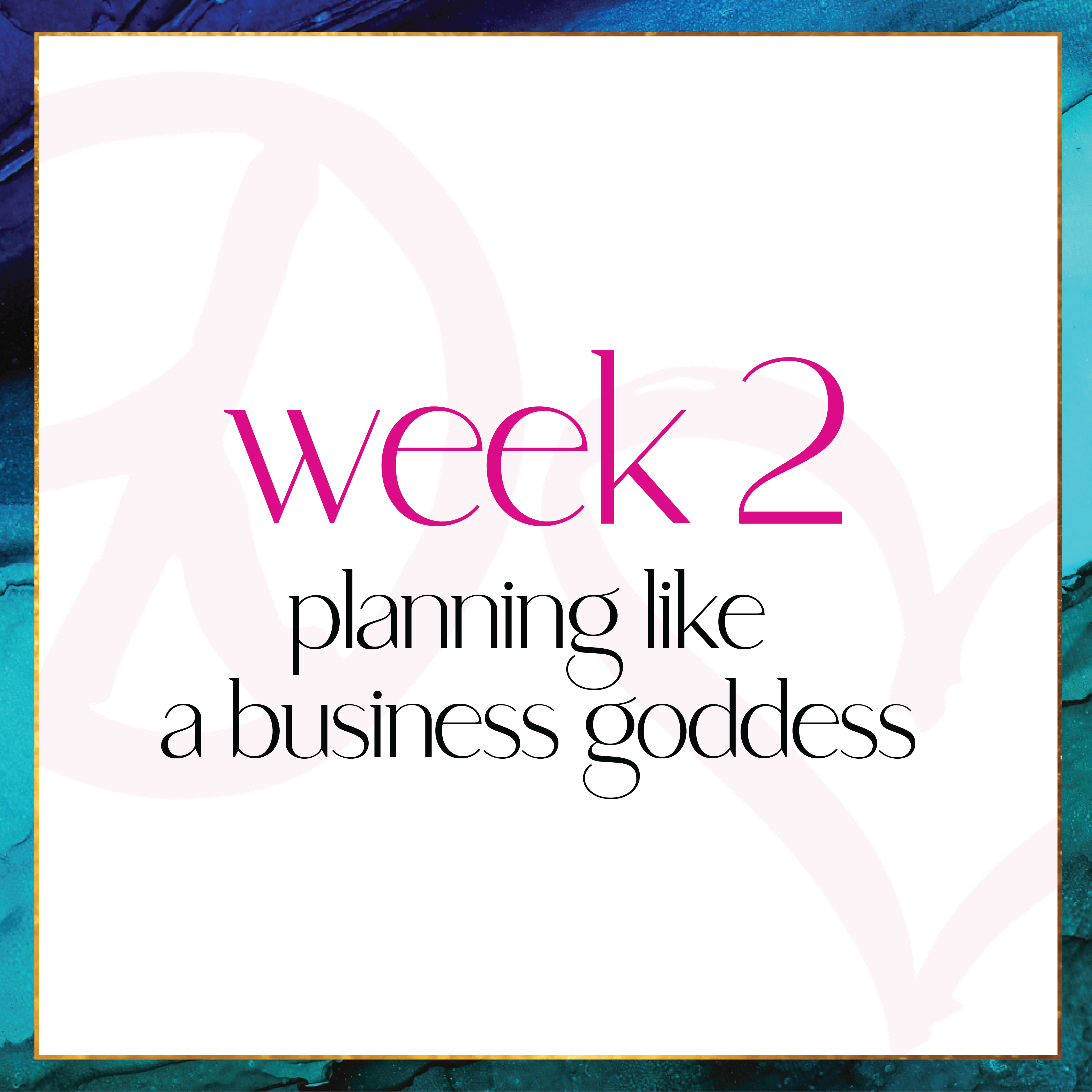 YB - Goddess Life Plan Program Icons_Week 2